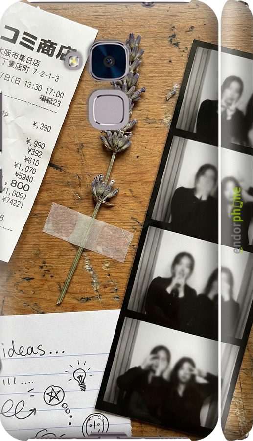 3D пластиковый матовый чехол Aesthetic Scrapbook Collage для Huawei GT3 - 6773m-472 изображение 