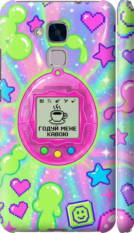 3D пластиковий матовий чехол Y2K Aesthetic Retro Pet: Годуй мене кавою для Huawei Honor 5C - 6784m-356 изображение 