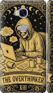3D пластиковый матовый чехол 'The Overthinker' для Huawei Honor 5X изображение 1