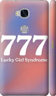 3D пластиковый матовый чехол 'Aesthetic Aura Gradient 777 Lucky Energy' для Huawei Honor 5X изображение 3