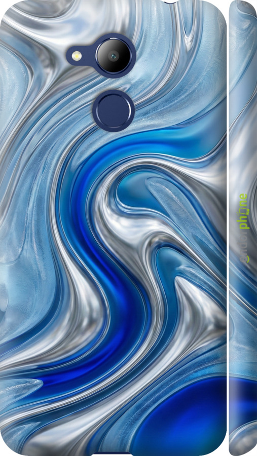 3D пластиковый матовый чехол Liquid Chrome для Huawei Honor 6C Pro - 6781m-1358 изображение 