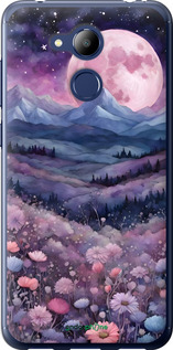 Силиконовый чехол Ночь луна арт для Huawei Honor 6C Pro - 6319u-1358 изображение 