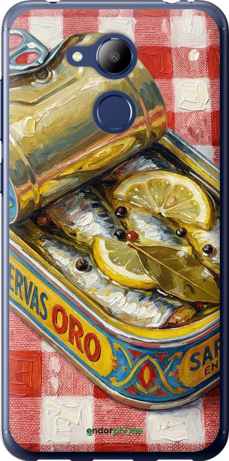 Силиконовый чехол Vintage Sardine Tin Phone для Huawei Honor 6C Pro - 6772u-1358 изображение 