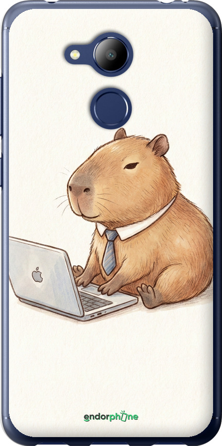 Силиконовый чехол Funny Capybara CEO Working для Huawei Honor 6C Pro - 6777u-1358 изображение 