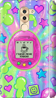 3D пластиковый матовый чехол Y2K Aesthetic Retro Pet: Годуй мене кавою для Huawei Honor 6X - 6784m-460 изображение 