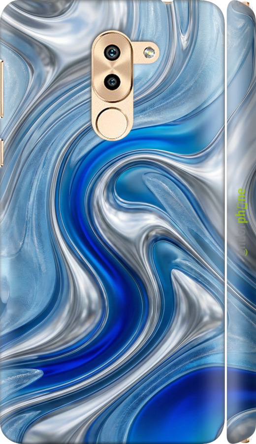 3D пластиковий матовий чехол Liquid Chrome для Huawei Mate 9 Lite - 6781m-474 изображение 