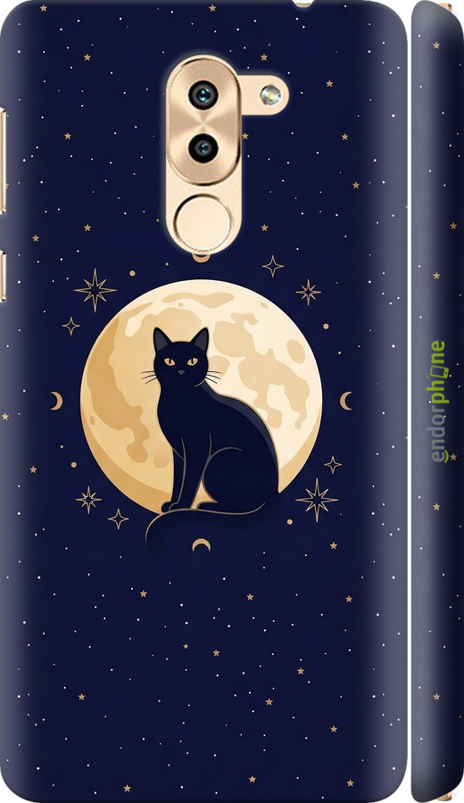 3D пластиковый матовый чехол Cute Cat Celestial/Witchy для Huawei Honor 6X - 6787m-460 изображение 