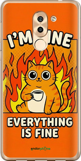 2D пластиковый чехол 'Funny Cat' для Huawei Honor 6X изображение 6