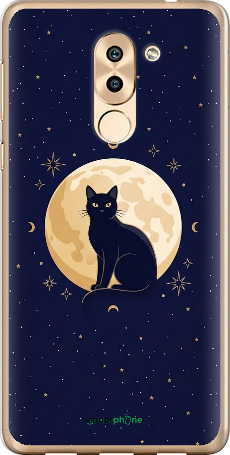 Силиконовый чехол Cute Cat Celestial/Witchy для Huawei Honor 6X - 6787u-460 изображение 