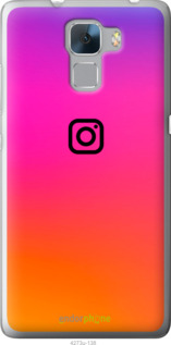 Силіконовий чехол Instagram для Huawei Honor 7 - 4273u-138 изображение 