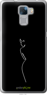 Силіконовий чехол Силует1 для Huawei Honor 7 - 4590u-138 изображение 