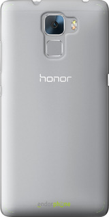 Силиконовый чехол 'Прозрачный' для Huawei Honor 7 изображение 8