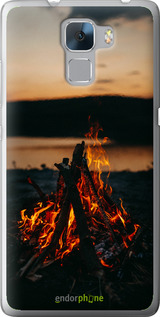 Силіконовий чехол Вогонь для Huawei Honor 7 - 6021u-138 изображение 