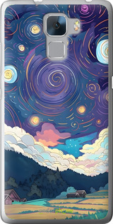 Силіконовий чехол Креативний арт для Huawei Honor 7 - 6322u-138 изображение 
