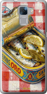 Силиконовый чехол Vintage Sardine Tin Phone для Huawei Honor 7 - 6772u-138 изображение 