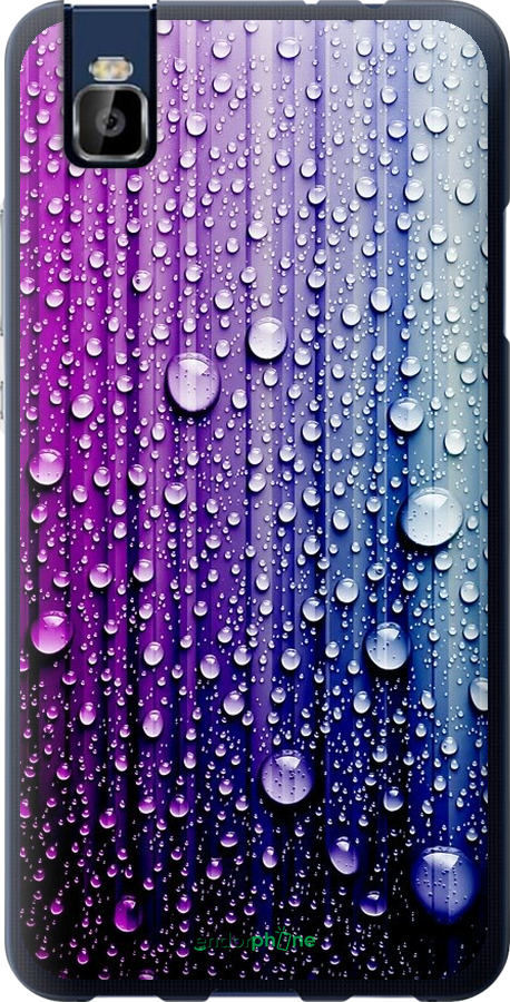 

Силіконовий чохол "Краплини води" для Huawei Honor 7i, Синій