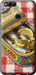 2D пластиковый чехол Vintage Sardine Tin Phone для Huawei Honor 7X - 6772t-1139 изображение 
