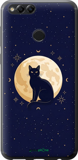 2D пластиковый чехол Cute Cat Celestial/Witchy для Huawei Honor 7X - 6787t-1139 изображение 