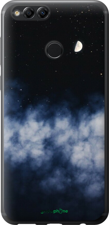 Силіконовий чехол Нічне небо для Huawei Honor 7X - 6450u-1139 изображение 
