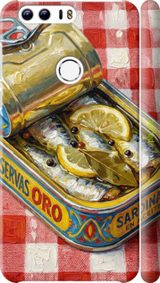 3D пластиковый матовый чехол 'Vintage Sardine Tin Phone' для Huawei Honor 8 изображение 5