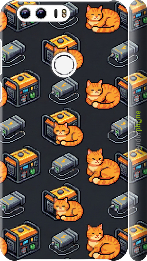 3D пластиковый матовый чехол Autonomous Zone для Huawei Honor 8 - 6771m-351 изображение 