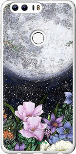 Силиконовый чехол Полночь в саду для Huawei Honor 8 - 6259u-351 изображение 