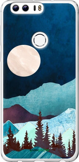 Силіконовий чехол Гірська ідилія нічний краєвид для Huawei Honor 8 - 6488u-351 изображение 