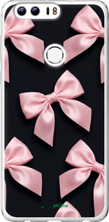 Силиконовый чехол Coquette Ribbons Dark Coquette для Huawei Honor 8 - 6767u-351 изображение 