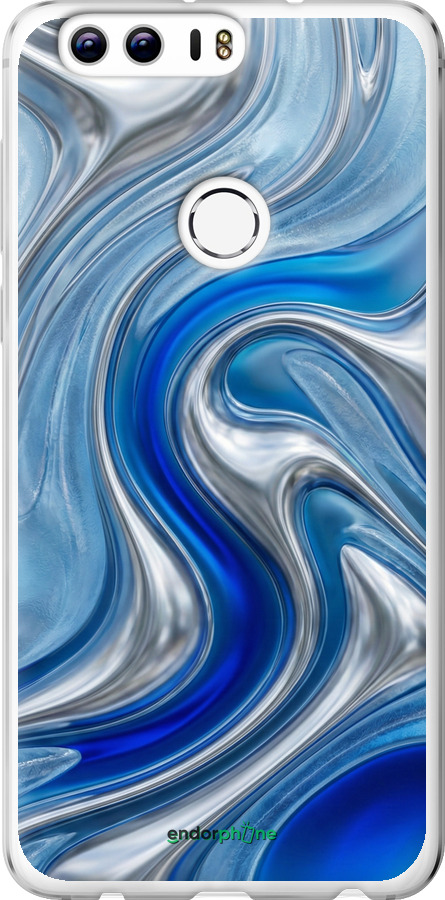 Силиконовый чехол Liquid Chrome для Huawei Honor 8 - 6781u-351 изображение 