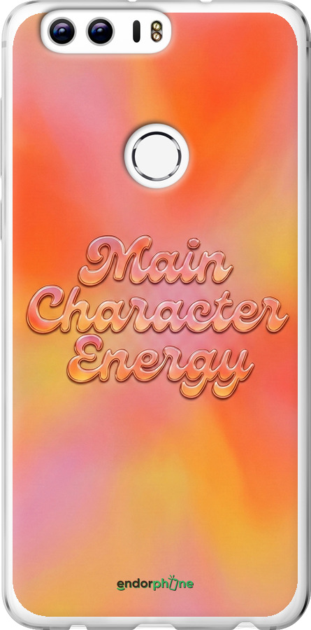Силиконовый чехол Aura Gradient Main Character Energy Aesthetic Y2K для Huawei Honor 8 - 6783u-351 изображение 
