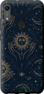 TPU чехол Celestial Harmony: Sun & Moon Gold Mystic Pattern для Huawei Y6s - 6778b-1871 изображение 