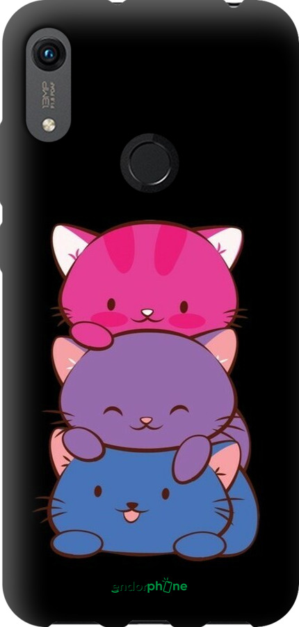 TPU чехол Милые кошки для Huawei Y6s - 6518b-1871 изображение 