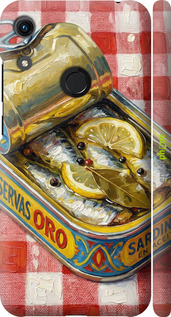 3D пластиковый матовый чехол 'Vintage Sardine Tin Phone' для Huawei Honor 8A изображение 11
