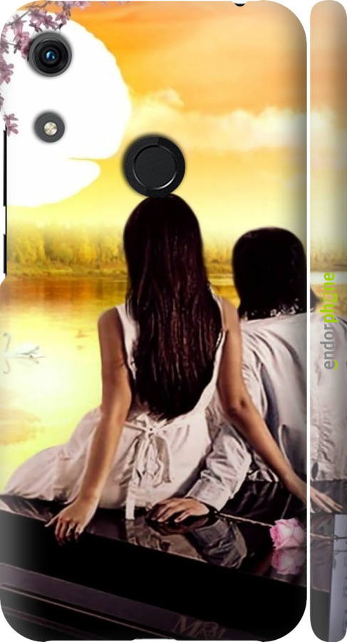 3D пластиковый матовый чехол Sunset для Huawei Y6s - 6607m-1871 изображение 