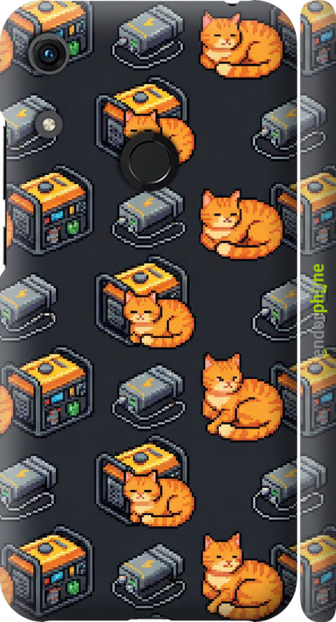 3D пластиковый матовый чехол Autonomous Zone для Huawei Honor 8A - 6771m-1635 изображение 