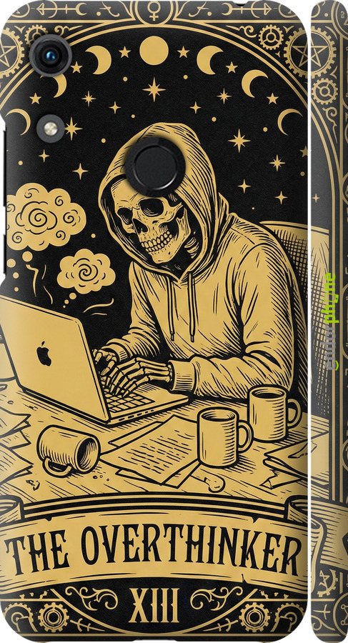 3D пластиковий матовий чехол The Overthinker для Huawei Y6s - 6774m-1871 изображение 