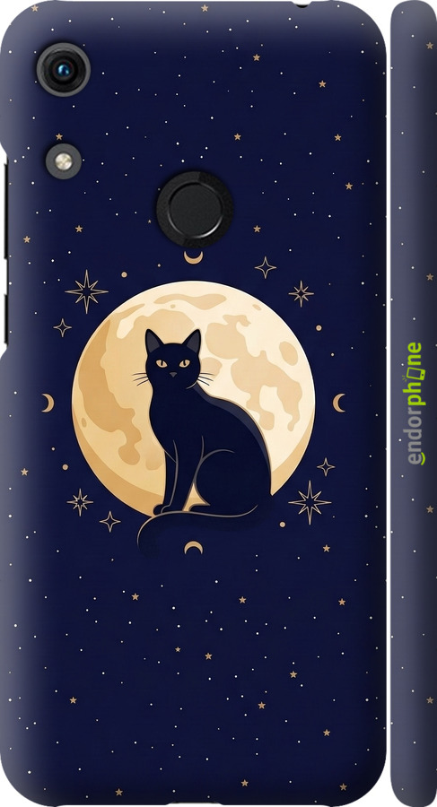 3D пластиковий матовий чехол Cute Cat Celestial/Witchy для Huawei Y6s - 6787m-1871 изображение 