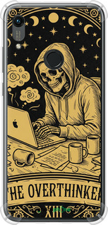 Силикон с усиленными углами чехол 'The Overthinker' для Huawei Y6s изображение 1