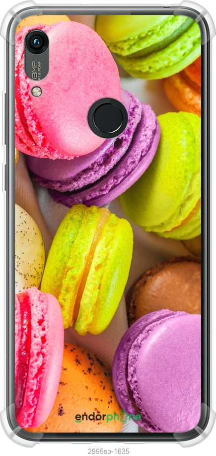 

Custodia in Silicone antiurto con angoli rinforzati Amaretti" for Huawei Honor 8A", Giallo