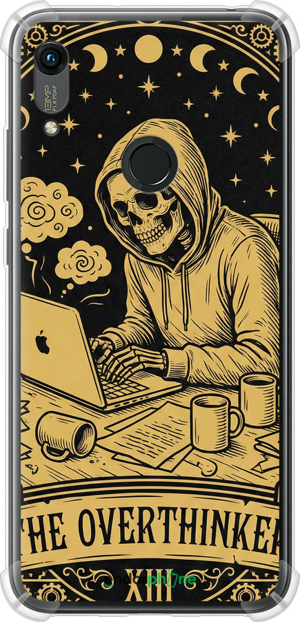 Силикон с усиленными углами чехол The Overthinker для Huawei Y6s - 6774sp-1871 изображение 