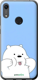 Силиконовый чехол Милый мишка для Huawei Y6s - 6357u-1871 изображение 