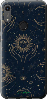2D пластиковый чехол 'Celestial Harmony: Sun & Moon Gold Mystic Pattern' для Huawei Y6s изображение 13