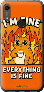 2D пластиковый чехол 'Funny Cat' для Huawei Y6s изображение 13