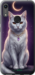 Силіконовий чехол Mystic White Cat Gothic Dark Purple Gold для Huawei Y6s - 6805u-1871 изображение 