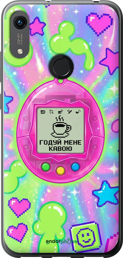 2D пластиковый чехол Y2K Aesthetic Retro Pet: Годуй мене кавою для Huawei Honor 8A - 6784t-1635 изображение 