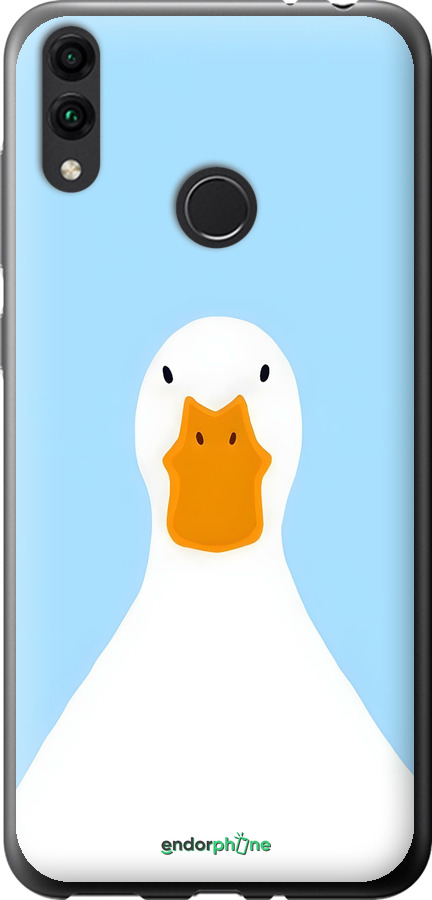 Силіконовий чехол Гусак для Huawei Honor 8C - 6350u-1590 изображение 