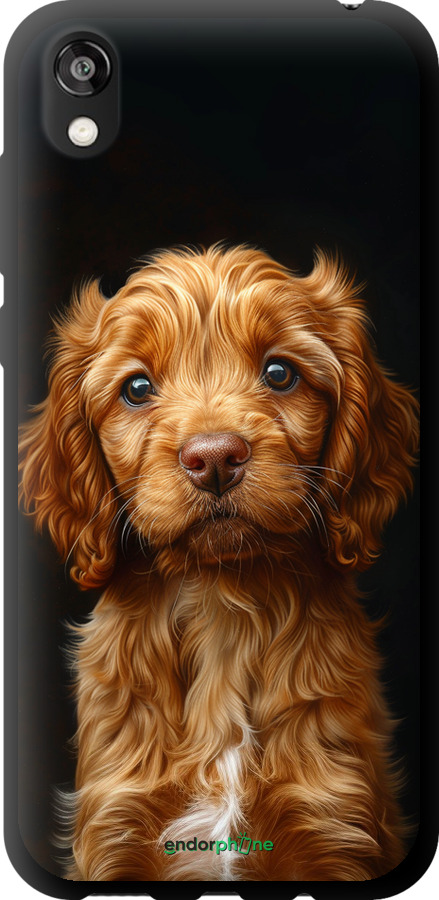 TPU чехол Cocker spaniel на чорному фоні для Huawei Honor 8S - 6137b-1679 изображение 