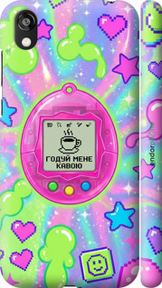 3D пластиковый матовый чехол Y2K Aesthetic Retro Pet: Годуй мене кавою для Huawei Honor 8S - 6784m-1679 изображение 