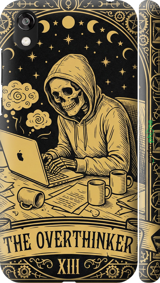 3D пластиковий матовий чехол The Overthinker для Huawei Honor 8S - 6774m-1679 изображение 