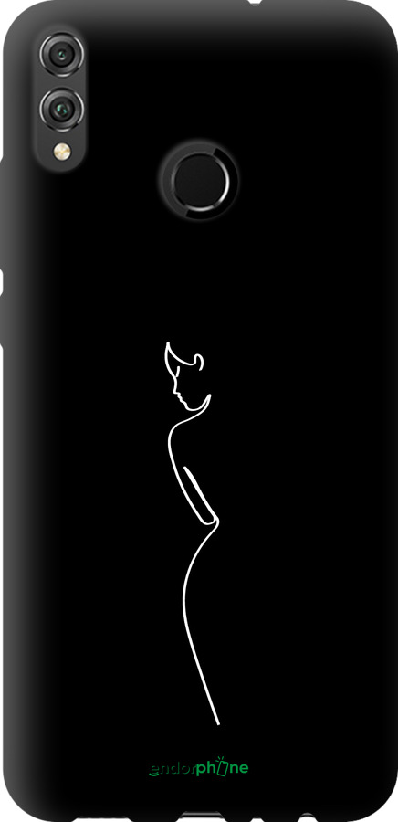 TPU чехол Силуэт1 для Huawei Honor 8X - 4590b-1596 изображение 